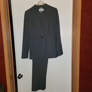 Calvin Klein Gray 2 pc Blazer and Pants Set Size 2